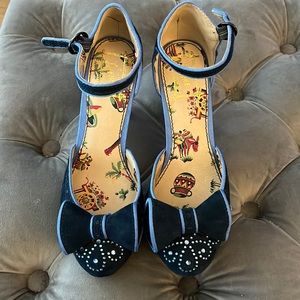 Miss L Fire suede shoes